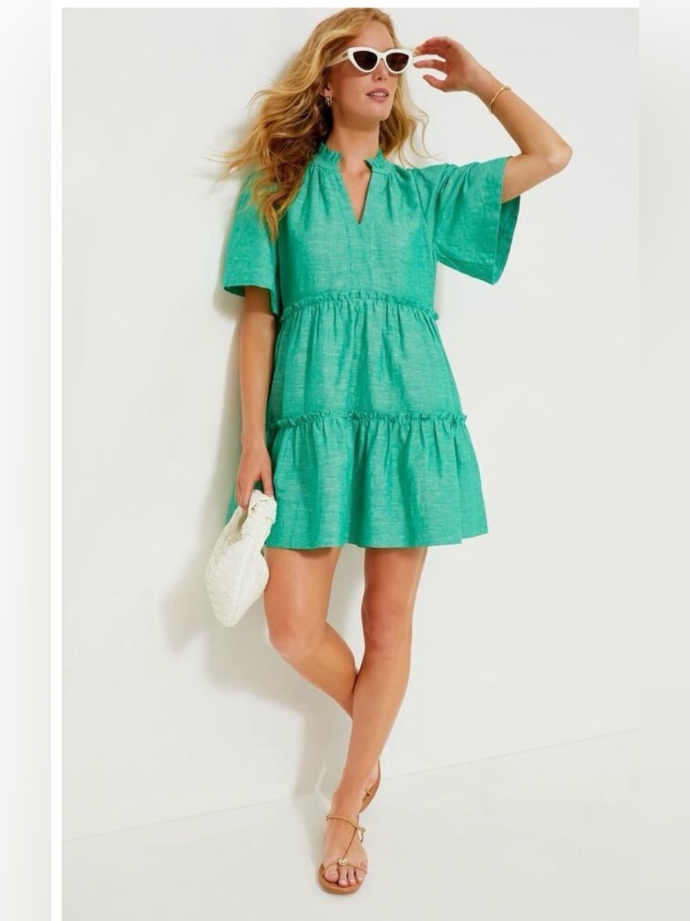 Tuckernuck Crawford dress sea green size medium nwt